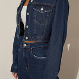 גקט ג'ינס כהה דגם 1921