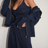 חליפת פוטר מחוך 3 חלקים כחולה