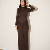 שמלת איטלינו חומה