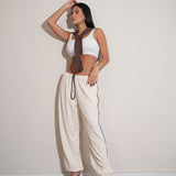 מכנסי טרנינג אבי שמנת