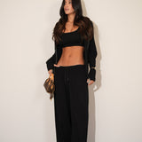 חליפת 3 חלקים מון שחורה