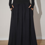 חצאית פרנקל שחורה