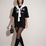 חולצת אגי שחורה