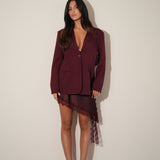 ג׳קט מחויט מירנדה בורדו