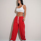 מכנסי טרנינג אבי אדום