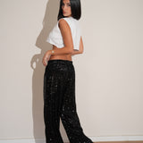 מכנס פייט בלון שחור