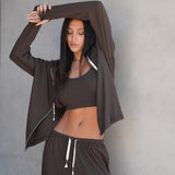 חליפת 3 חלקים מון חומה