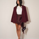 ג׳קט מחויט מירנדה בורדו