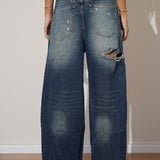 ג'ינס שרי כחול כהה