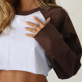 חולצת זיו לבן חום