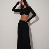 חצאית פרנקל שחורה