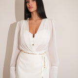 שורט מונקו לבן