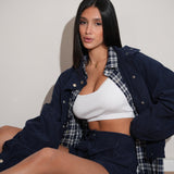 חליפת קורדרוי כחולה