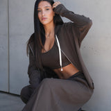 חליפת 3 חלקים מון חומה