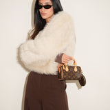 ג׳קט פרווה מארי מוקה