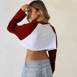 חולצת זיו בורדו לבן