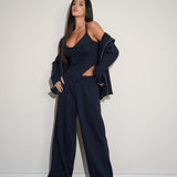 חליפת פוטר מחוך 3 חלקים כחולה