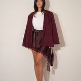 ג׳קט מחויט מירנדה בורדו