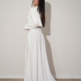 חצאית פרנקל לבנה