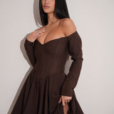 שמלת ריטה מחוך חומה