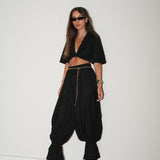 מכנס רומי שחור