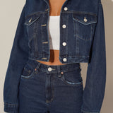 גקט ג'ינס כהה דגם 1921