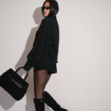 חליפת קורדרוי שחורה