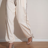 מכנסי טרנינג אבי שמנת