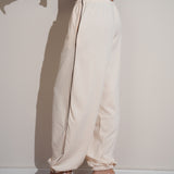 מכנסי טרנינג אבי שמנת