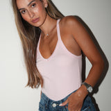 גופיית v ורודה