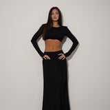 חצאית פרנקל שחורה