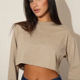 קרופ רוגבי שרוול ארוך פיסטוק