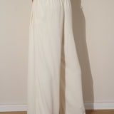 מכנס ניס שרוך לבן