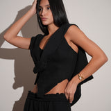 חליפת פוטר מחוך 3 חלקים שחורה