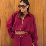 חליפת אומגה בורדו