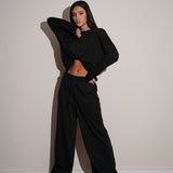 חליפת פוטר זרי שחורה