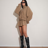 חליפת קורדרוי מוקה