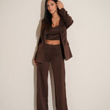 חליפת 3 חלקים פירנצה חומה