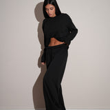 חליפת פוטר זרי שחורה