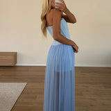 שמלת מחוך לונה | תכלת