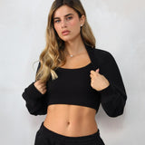 חליפת עליונית 3 חלקים שחורה