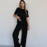 חולצת כריות שחורה