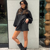 חליפת שורט בלון שחורה