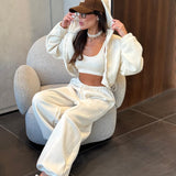 חליפת קרדיגן בלון בז'