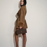 ג׳קט קימונו חום